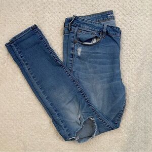𝅺old navy rock star mid rise jeans